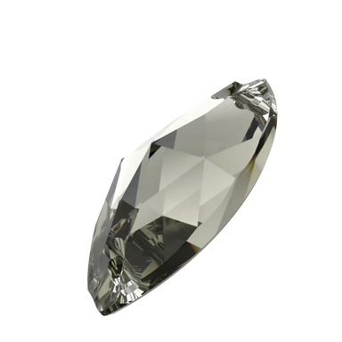 Serinity Sew On Crystals Navette (3223) Black Diamond - Bluestreak Crystals