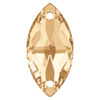 Serinity Sew On Crystals Navette (3223) Crystal Golden Shadow - Bluestreak Crystals