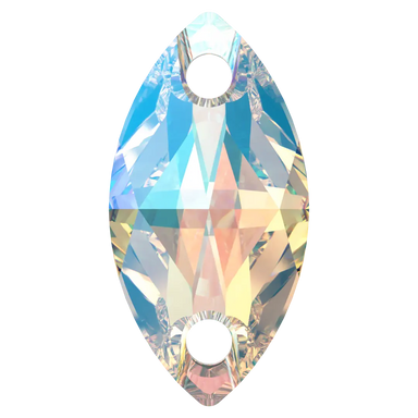 Serinity Sew On Crystals Navette (3223) Crystal Shimmer - Bluestreak Crystals