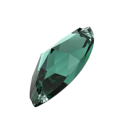Serinity Sew On Crystals Navette (3223) Emerald - Bluestreak Crystals