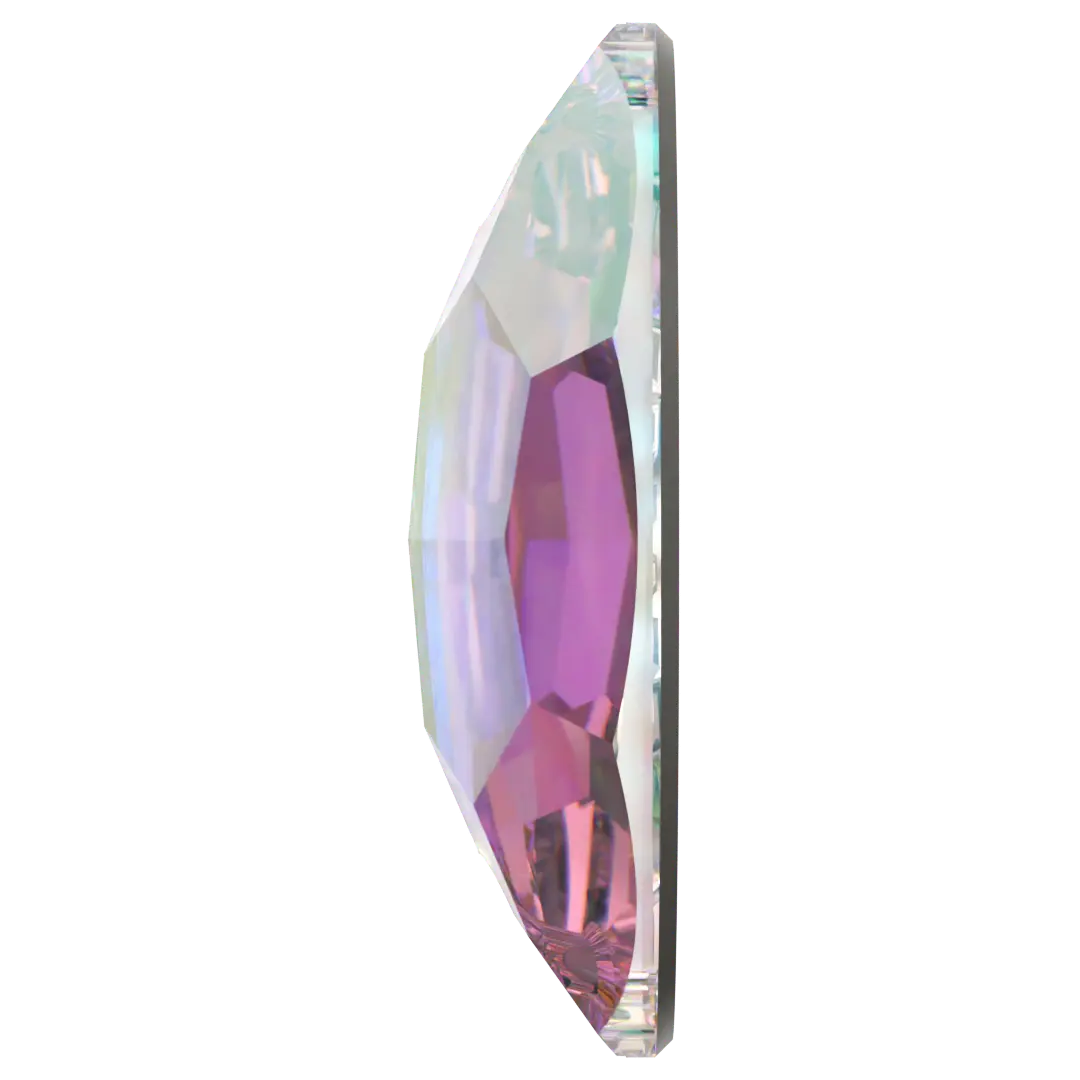 Serinity Sew On Crystals Oval (3210) Crystal AB - Bluestreak Crystals