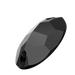 Serinity Sew On Crystals Oval (3210) Jet UNFOILED - Bluestreak Crystals