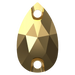 Serinity Sew On Crystals Peardrop (3230) Crystal Aurum - Bluestreak Crystals