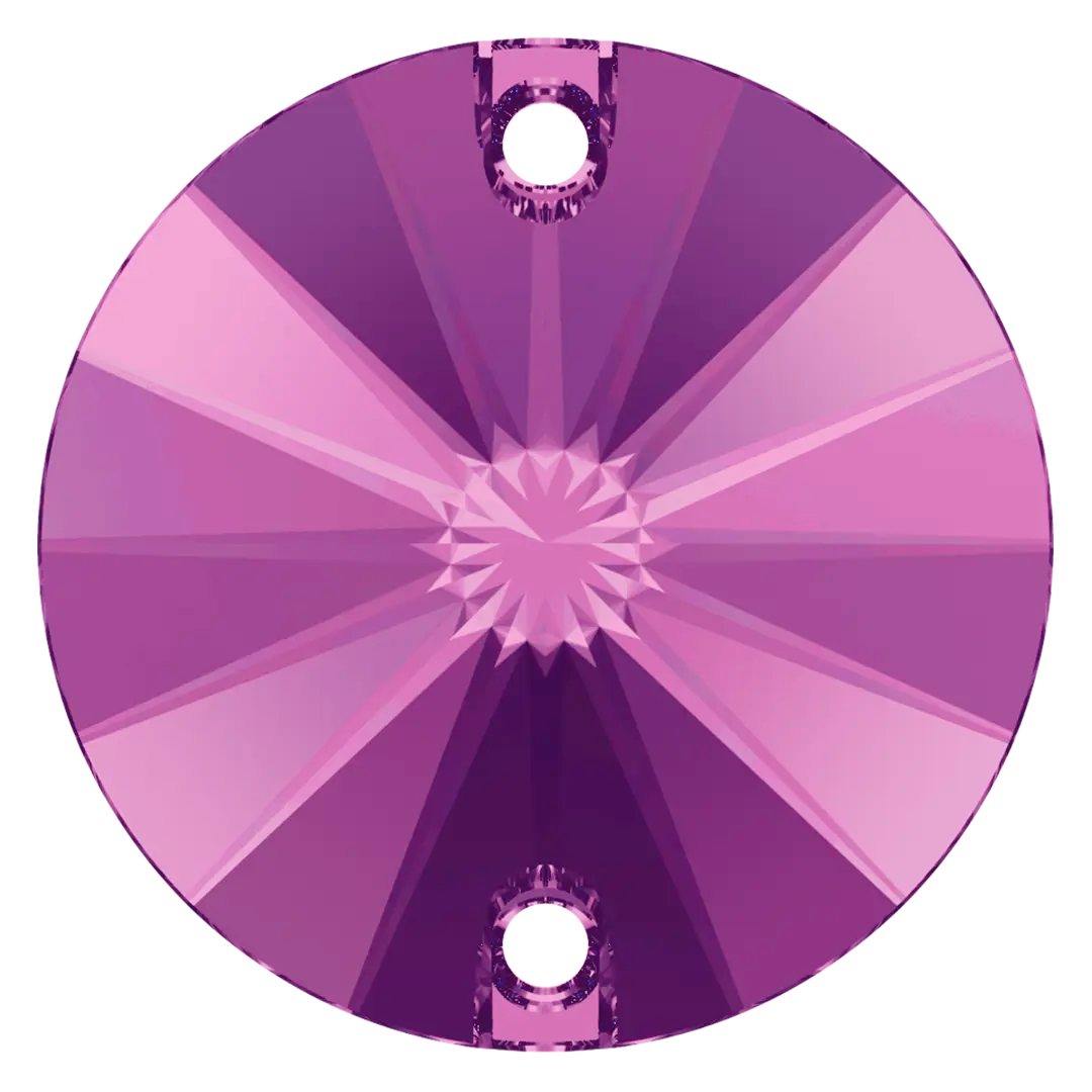 Swarovski Sew On Crystals Rivoli (3200) Amethyst - Bluestreak Crystals