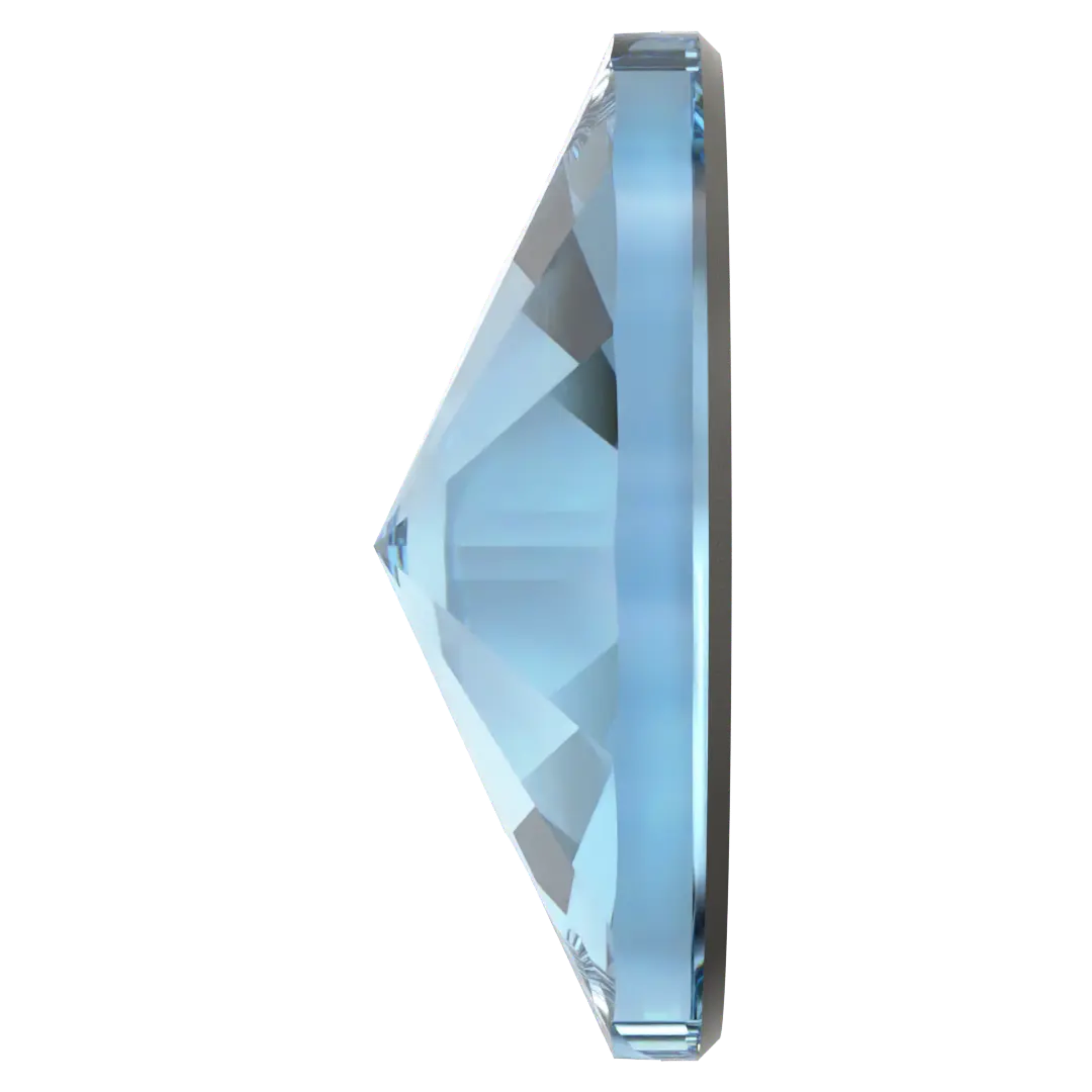 Swarovski Sew On Crystals Rivoli (3200) Aquamarine - Bluestreak Crystals