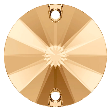 Swarovski Sew On Crystals Rivoli (3200) Crystal Golden Shadow - Bluestreak Crystals