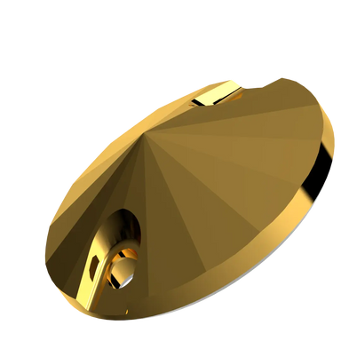 Swarovski Sew On Crystals Rivoli (3200) Crystal Metallic Sunshine - Bluestreak Crystals