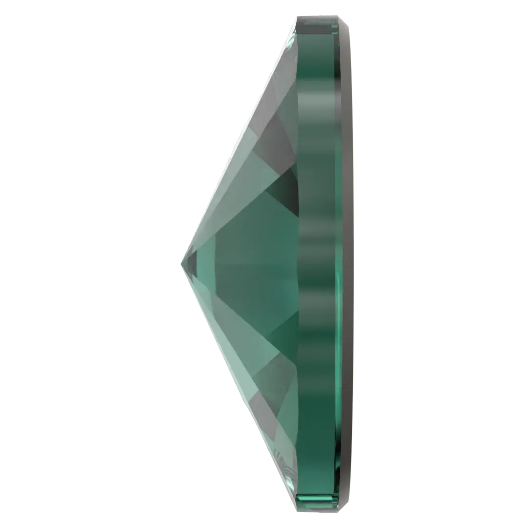 Swarovski Sew On Crystals Rivoli (3200) Emerald - Bluestreak Crystals