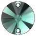 Swarovski Sew On Crystals Rivoli (3200) Emerald - Bluestreak Crystals