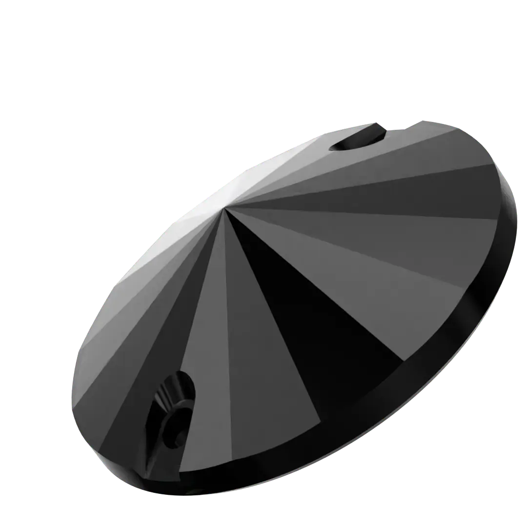 Swarovski Sew On Crystals Rivoli (3200) Jet UNFOILED - Bluestreak Crystals