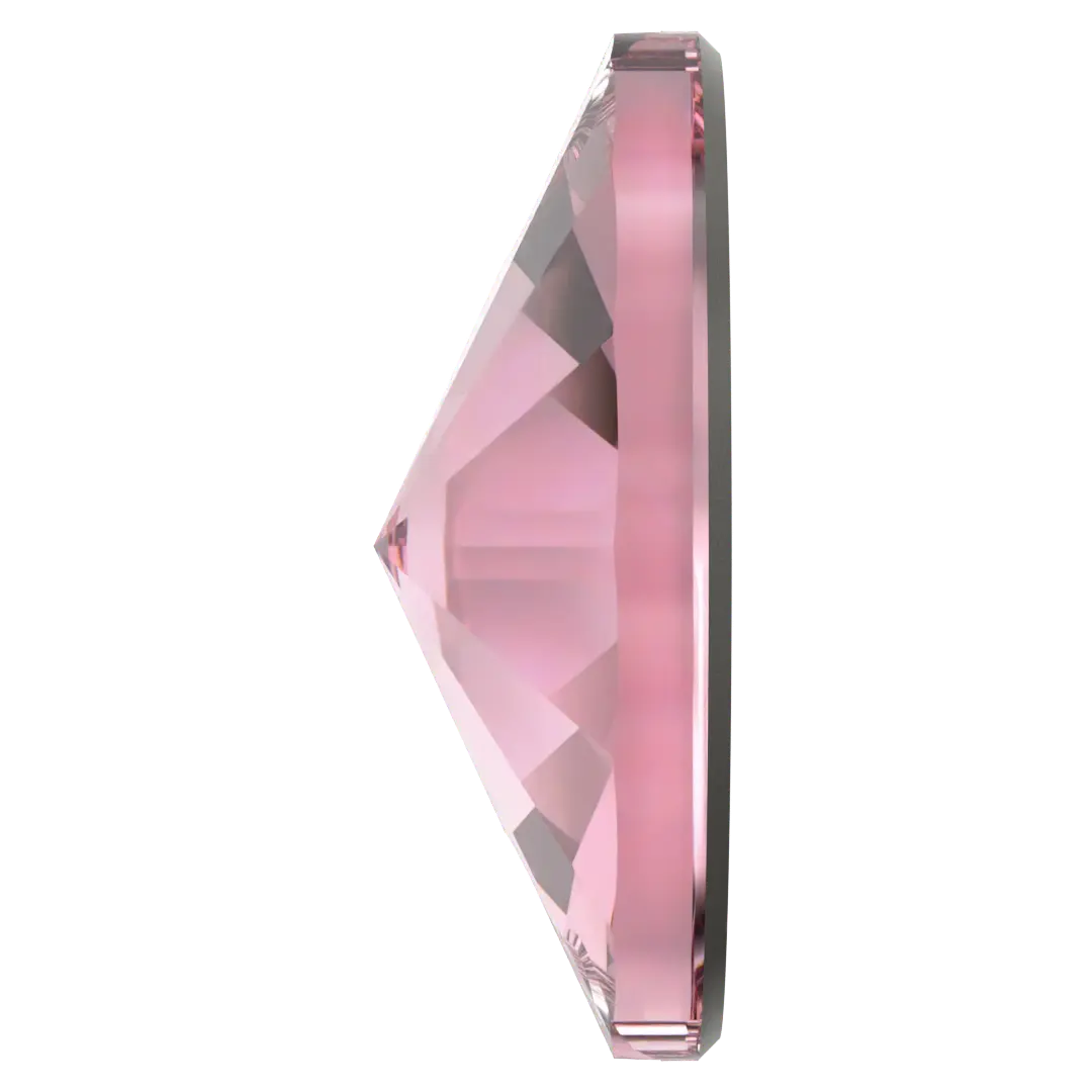 Swarovski Sew On Crystals Rivoli (3200) Light Rose - Bluestreak Crystals