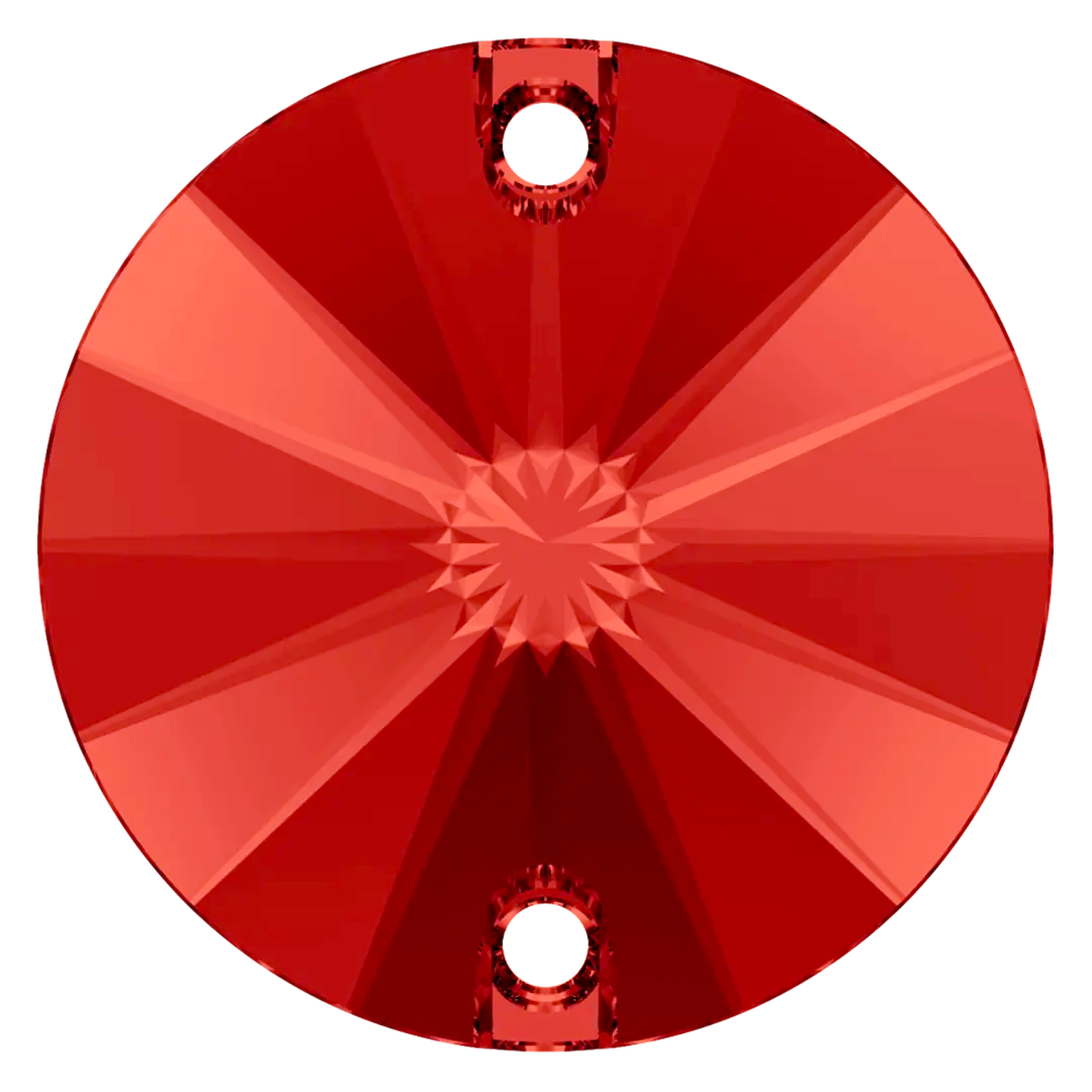 Swarovski Sew On Crystals Rivoli (3200) Light Siam - Bluestreak Crystals