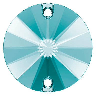 Serinity Sew On Crystals Rivoli (3200) Light Turquoise - Bluestreak Crystals