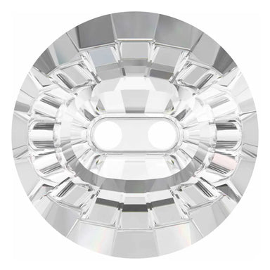 Serinity Sew On Crystals Rivoli Classic Button 2 Holes (3019) Crystal - Bluestreak Crystals