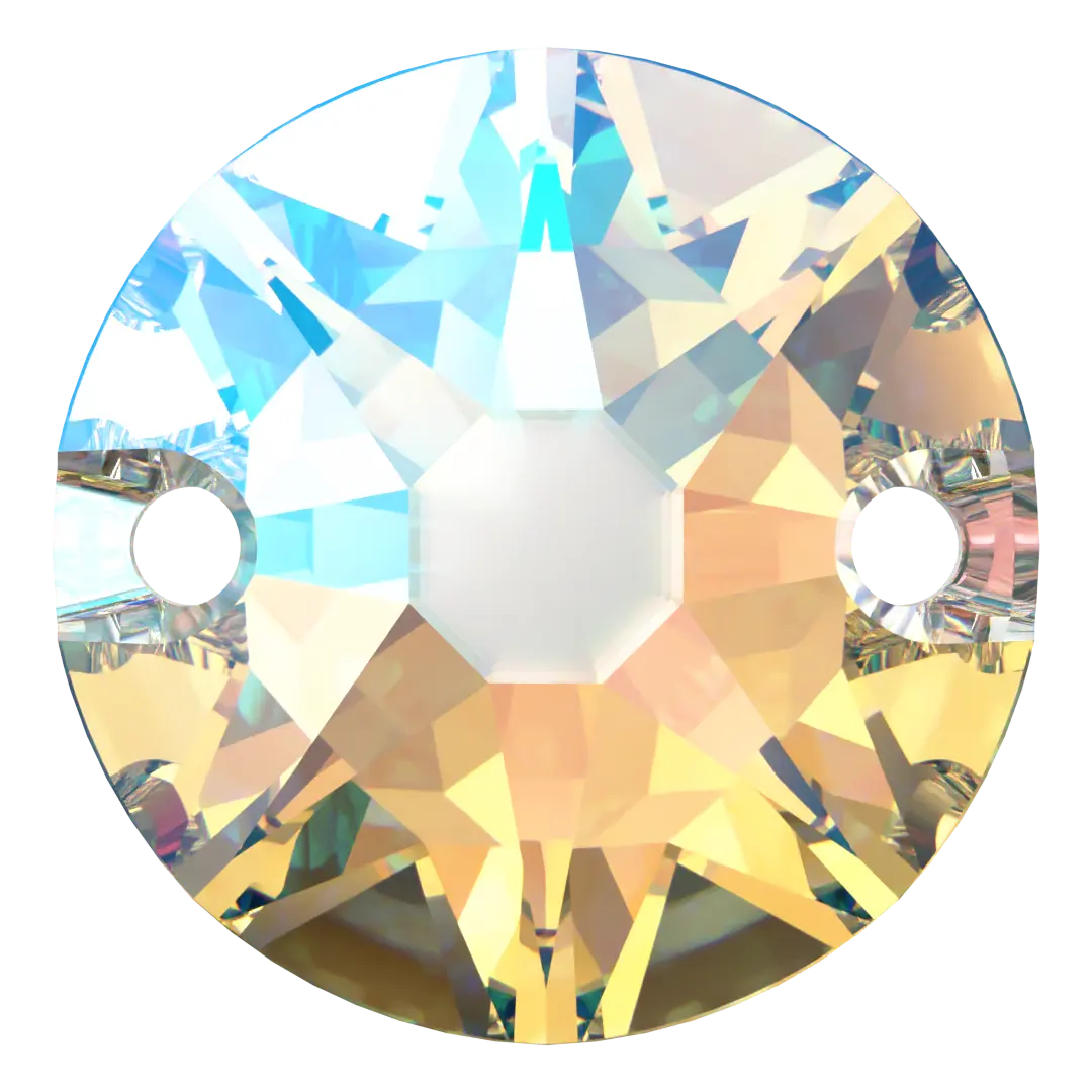 Serinity Sew On Crystals Round (3288) Crystal Shimmer - Bluestreak Crystals