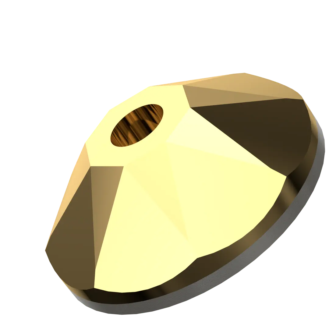 Serinity Sew On Crystals Round Lochrose (3188) Crystal Aurum - Bluestreak Crystals