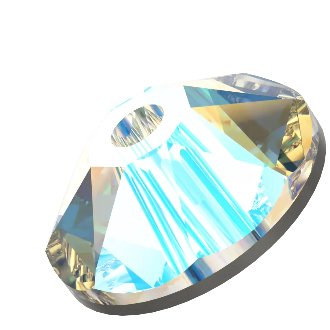 Serinity Sew On Crystals Round Lochrose (3188) Crystal Shimmer - Bluestreak Crystals