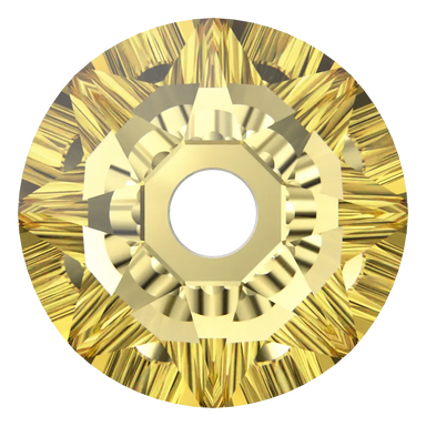 Serinity Sew On Crystals Round Lochrose (3188) Dark Jonquil - Bluestreak Crystals