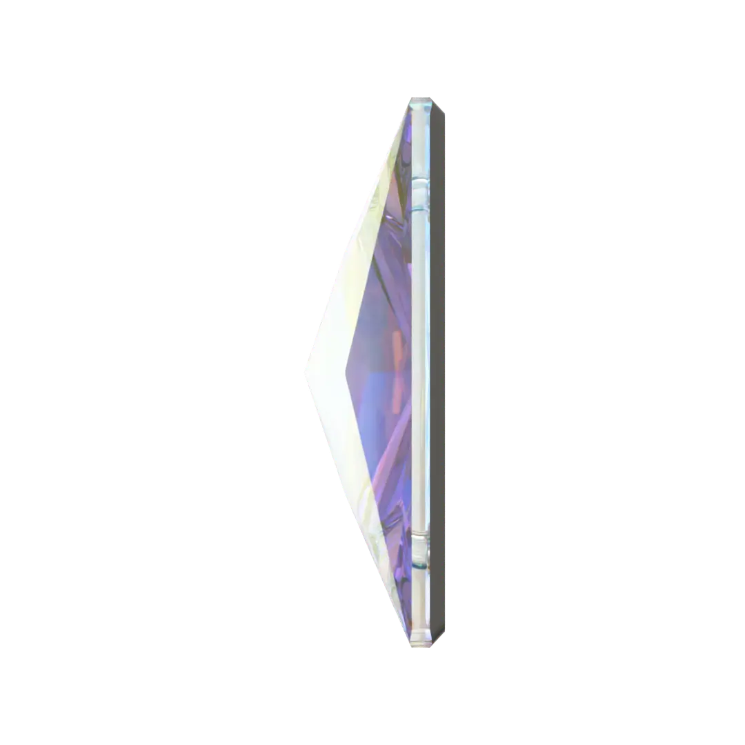 Serinity Sew On Crystals Square (3240) Crystal AB - Bluestreak Crystals