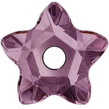 Serinity Sew On Crystals Star Flower (3754) Amethyst - Bluestreak Crystals
