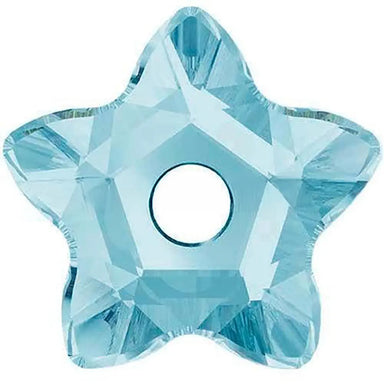 Serinity Sew On Crystals Star Flower (3754) Aquamarine - Bluestreak Crystals