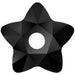 Serinity Sew On Crystals Star Flower (3754) Jet UNFOILED - Bluestreak Crystals