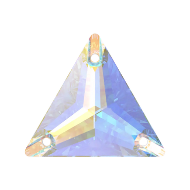 Serinity Sew On Crystals Triangle (3270) Crystal AB - Bluestreak Crystals