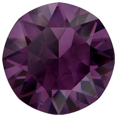Swarovski Chatons Round Stones (1028 & 1088) Amethyst Ignite UNFOILED - Bluestreak Crystals