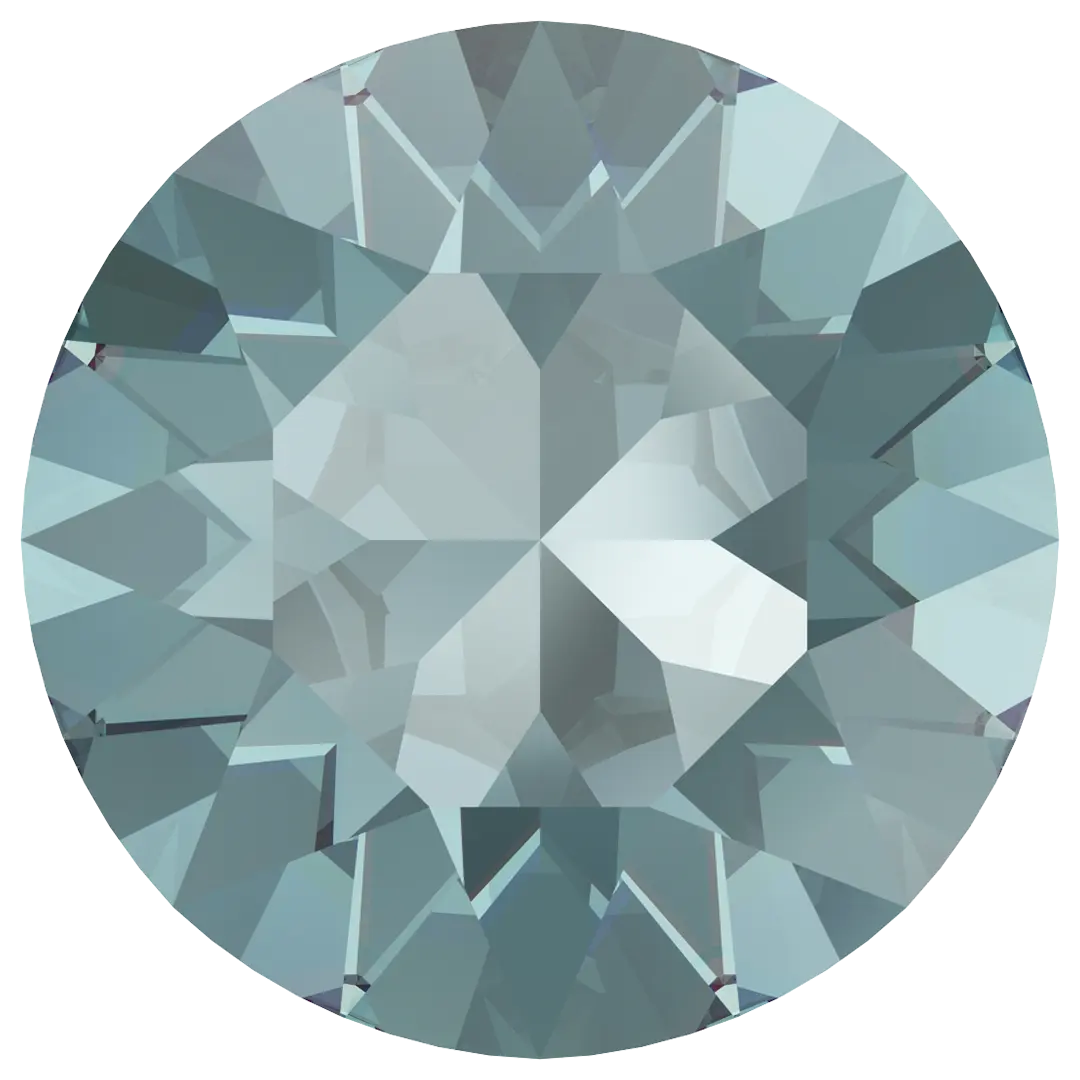 Swarovski Chatons Round Stones (1028 & 1088) Aquamarine Ignite UNFOILED - Bluestreak Crystals