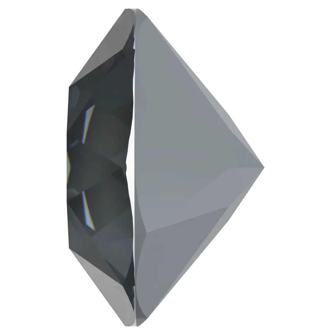 Serinity Chatons Round Stones (1028 & 1088) Crystal Dark Grey Ignite UNFOILED - Bluestreak Crystals