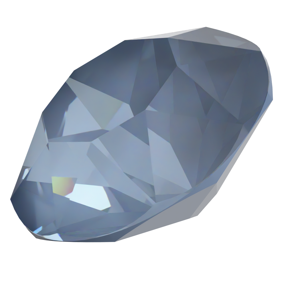 Swarovski Chatons Round Stones (1028 & 1088) Crystal Denim Ignite UNFOILED - Bluestreak Crystals