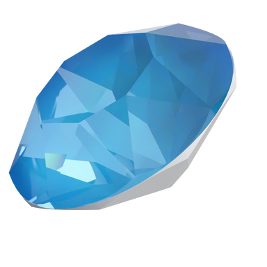 Swarovski Chatons Round Stones (1028 & 1088) Crystal Electric Blue Ignite UNFOILED - Bluestreak Crystals