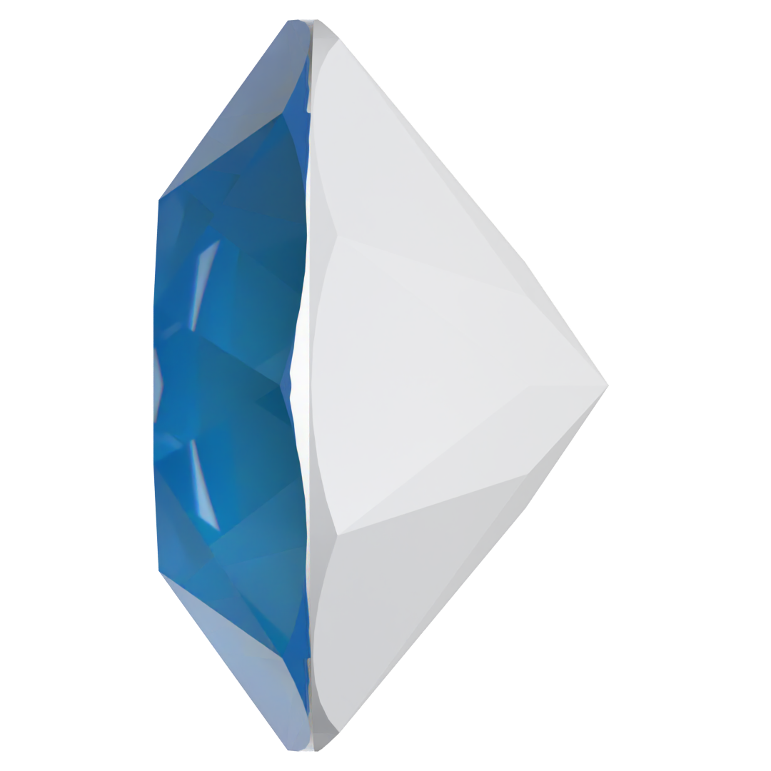 Swarovski Chatons Round Stones (1028 & 1088) Crystal Electric Blue Ignite UNFOILED - Bluestreak Crystals