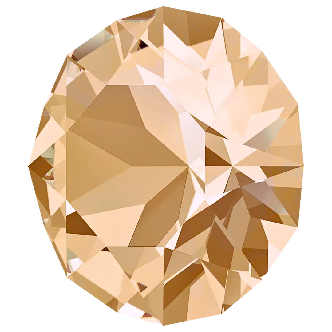 Swarovski Chatons Round Stones (1028 & 1088) Crystal Golden Shadow - Bluestreak Crystals