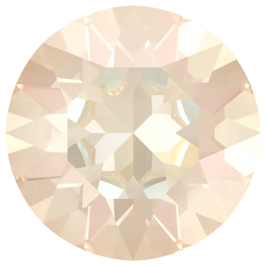 Swarovski Chatons Round Stones (1028 & 1088) Crystal Ivory Cream Delite UNFOILED - Bluestreak Crystals
