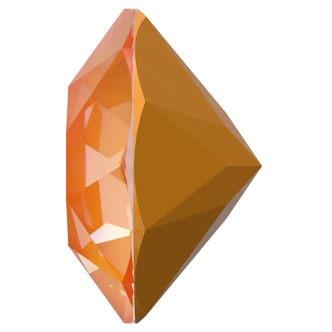 Serinity Chatons Round Stones (1028 & 1088) Crystal Mango Ignite UNFOILED - Bluestreak Crystals