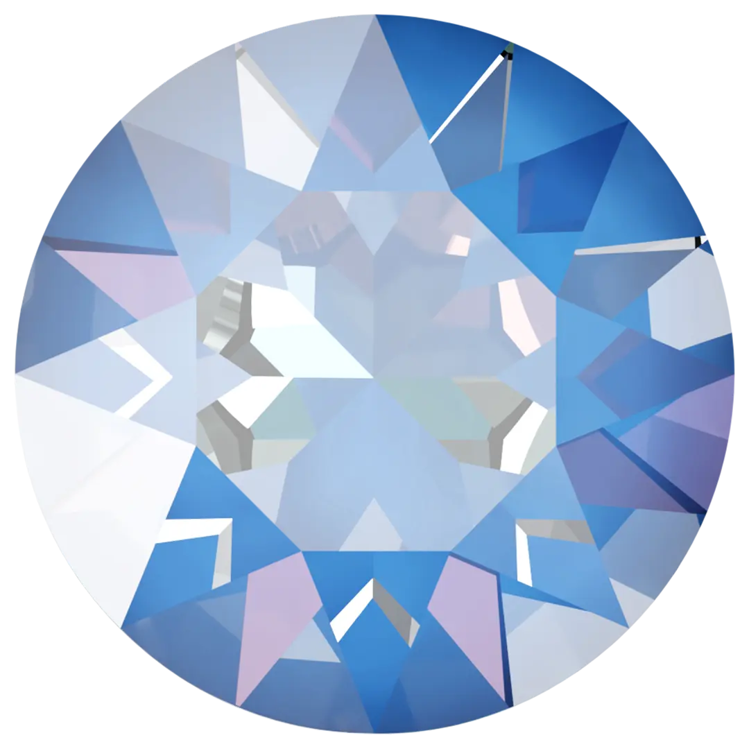 Swarovski Chatons Round Stones (1028 & 1088) Crystal Ocean Delite UNFOILED - Bluestreak Crystals