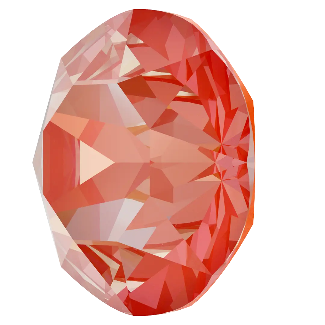 Swarovski Chatons Round Stones (1028 & 1088) Crystal Orange Glow Delite UNFOILED - Bluestreak Crystals