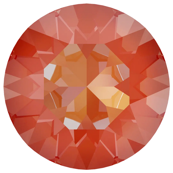 Swarovski Chatons Round Stones (1028 & 1088) Crystal Orange Glow Delite UNFOILED - Bluestreak Crystals
