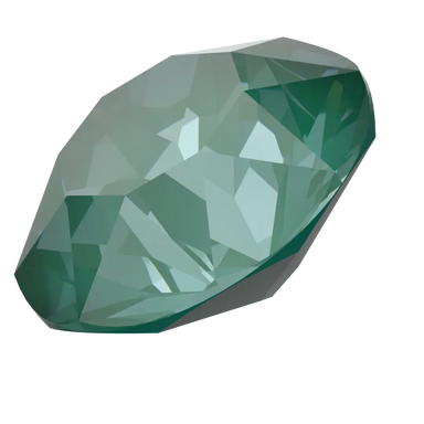 Swarovski Chatons Round Stones (1028 & 1088) Crystal Pine Green Ignite UNFOILED - Bluestreak Crystals