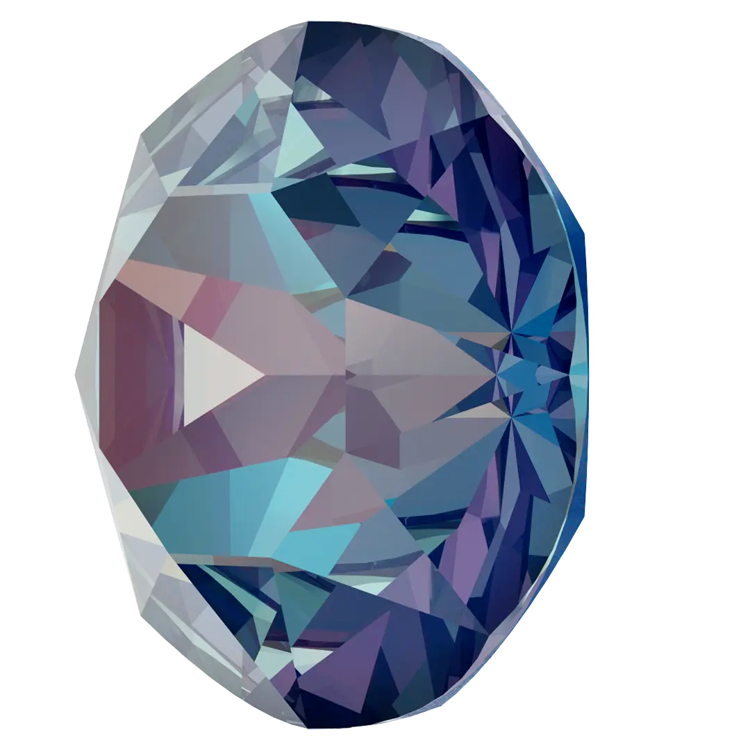 Swarovski Chatons Round Stones (1028 & 1088) Crystal Royal Blue Delite UNFOILED - Bluestreak Crystals