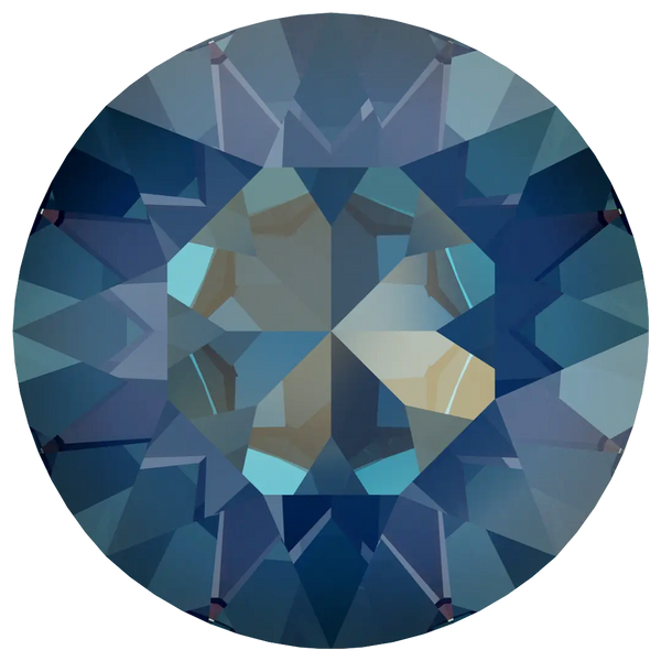 Swarovski Chatons Round Stones (1028 & 1088) Crystal Royal Blue Delite UNFOILED - Bluestreak Crystals