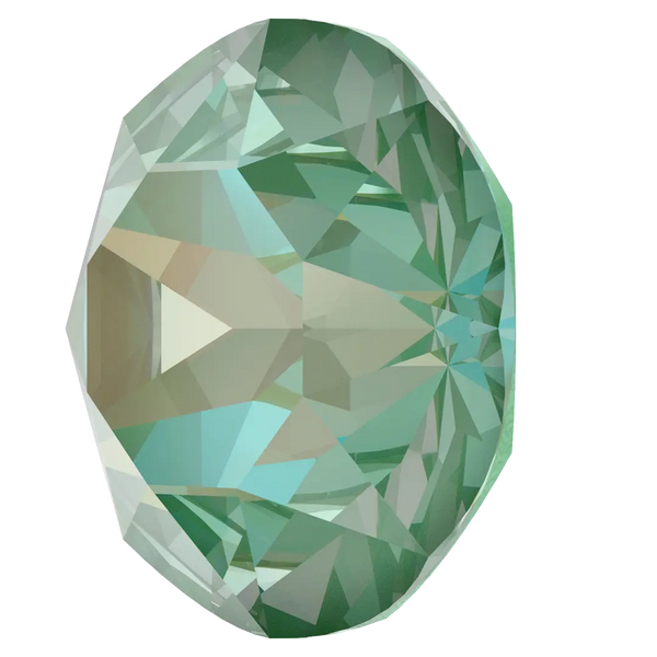 Swarovski Chatons Round Stones (1028 & 1088) Crystal Silky Sage Delite UNFOILED - Bluestreak Crystals