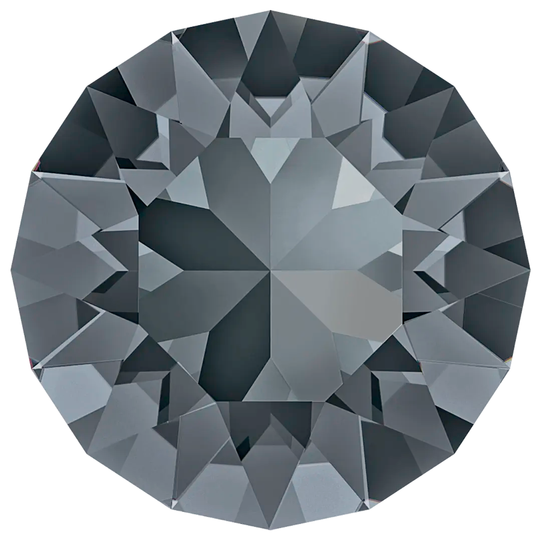 Swarovski Chatons Round Stones (1028 & 1088) Crystal Silver Night - Bluestreak Crystals