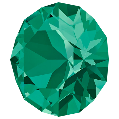 Swarovski Chatons Round Stones (1028 & 1088) Emerald - Bluestreak Crystals