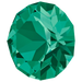 Swarovski Chatons Round Stones (1028 & 1088) Emerald - Bluestreak Crystals