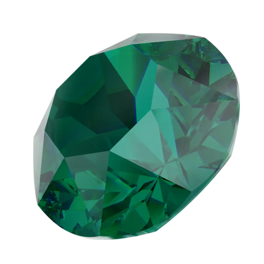 Swarovski Chatons Round Stones (1028 & 1088) Emerald Ignite UNFOILED - Bluestreak Crystals
