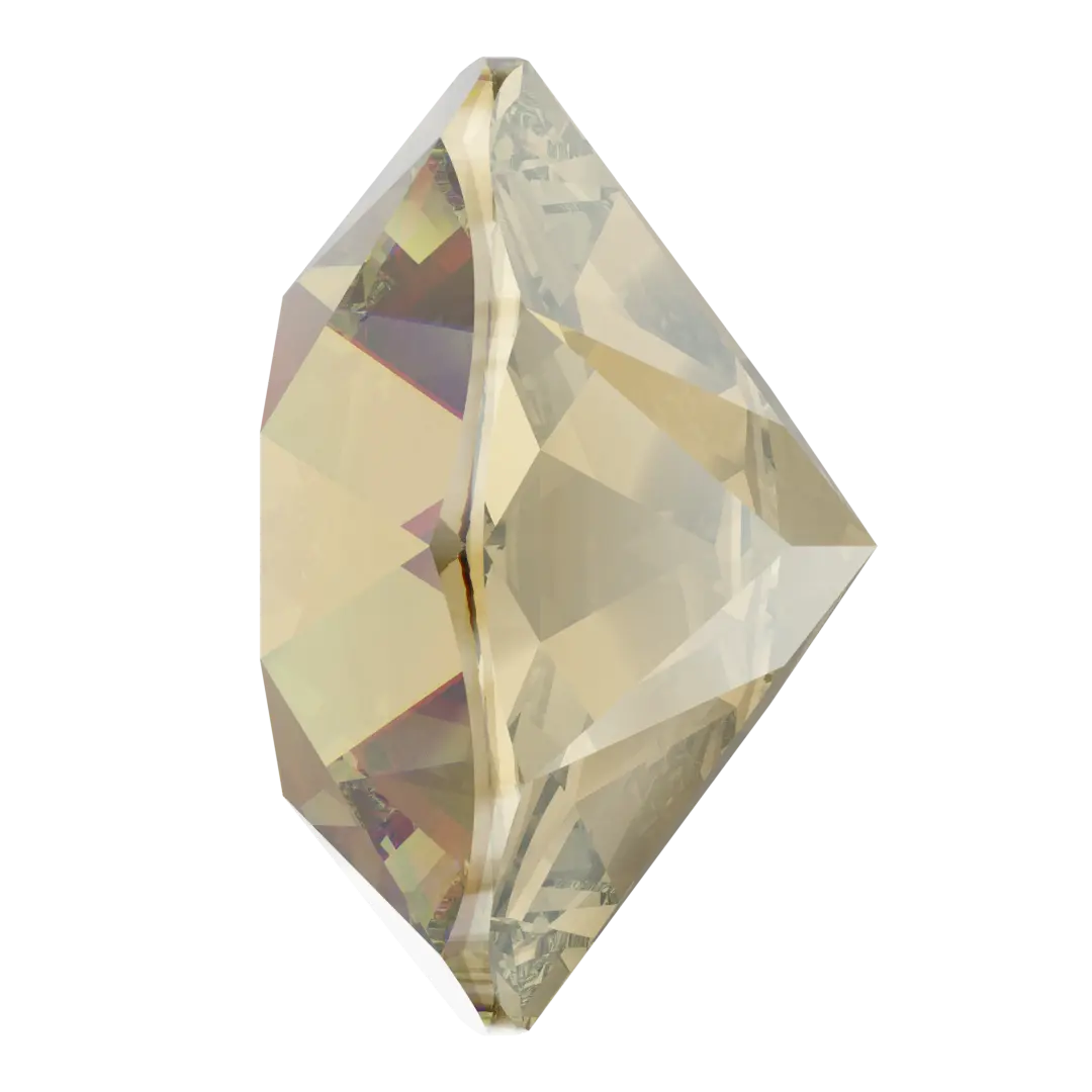 Swarovski Chatons Round Stones (1028 & 1088) Light Colorado Topaz Ignite UNFOILED - Bluestreak Crystals