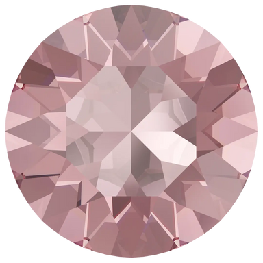 Swarovski Chatons Round Stones (1028 & 1088) Light Rose Ignite UNFOILED - Bluestreak Crystals