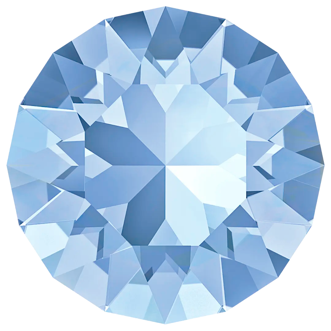 Swarovski Chatons Round Stones (1028 & 1088) Light Sapphire - Bluestreak Crystals